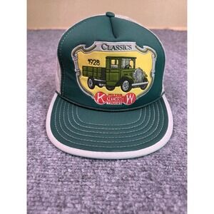 Kenworth Trucker Hat Mens OSFA Green Vintage 1928 Classics Patch Snapback